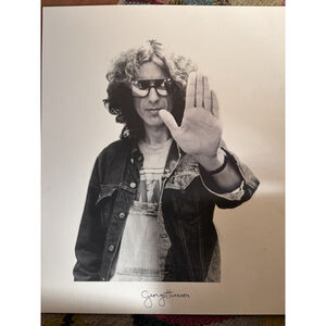 George Harrison 'Hand' Litho - 18”x24” - Mint Condition